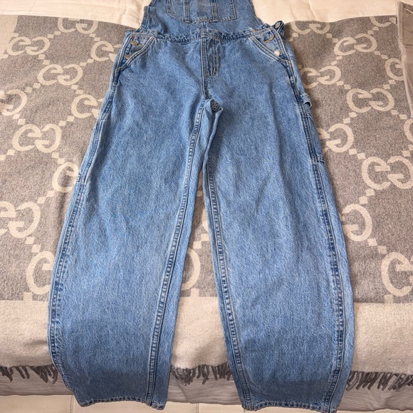 Sunday Best Light Blue Denim Overalls - Picture 2 of 10
